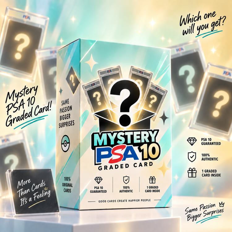POPZY Mystery PSA 10 Graded Pokémon Card – מארז קלף מדורג בהפתעה