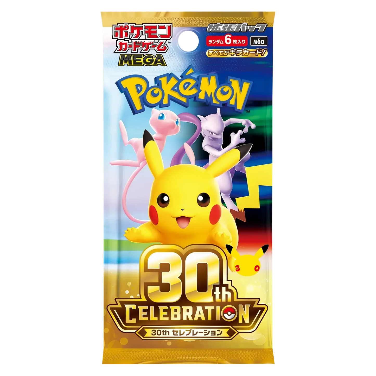 Pokémon TCG 30th Celebration Japanese Booster Pack – חבילת בוסטר יפנית 30th Anniversary