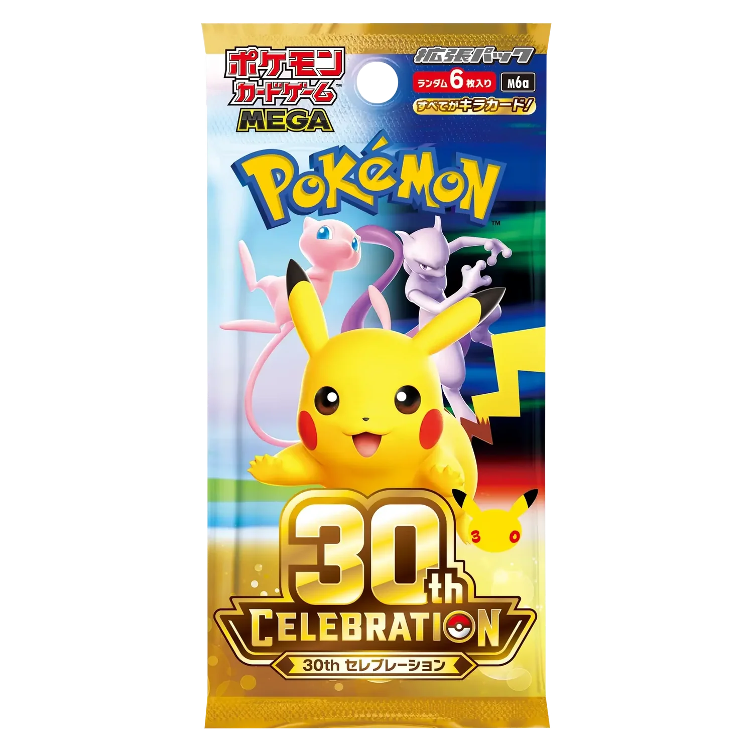 Pokémon TCG 30th Celebration Japanese Booster Pack – חבילת בוסטר יפנית 30th Anniversary