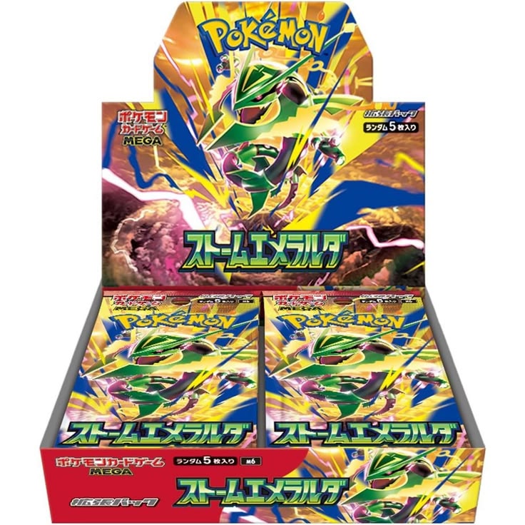Pokémon TCG Storm Emerald Japanese Booster Box – factory sealed