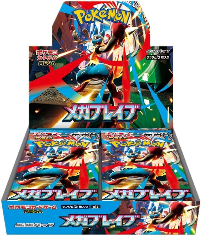 Pokémon TCG MEGA Brave Japanese Booster Box – factory sealed