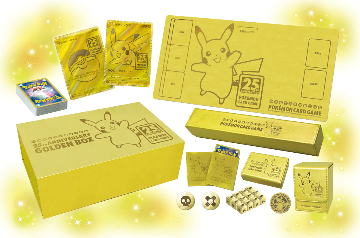 pokemon TCG 25th Anniversary Golden Box Japanese